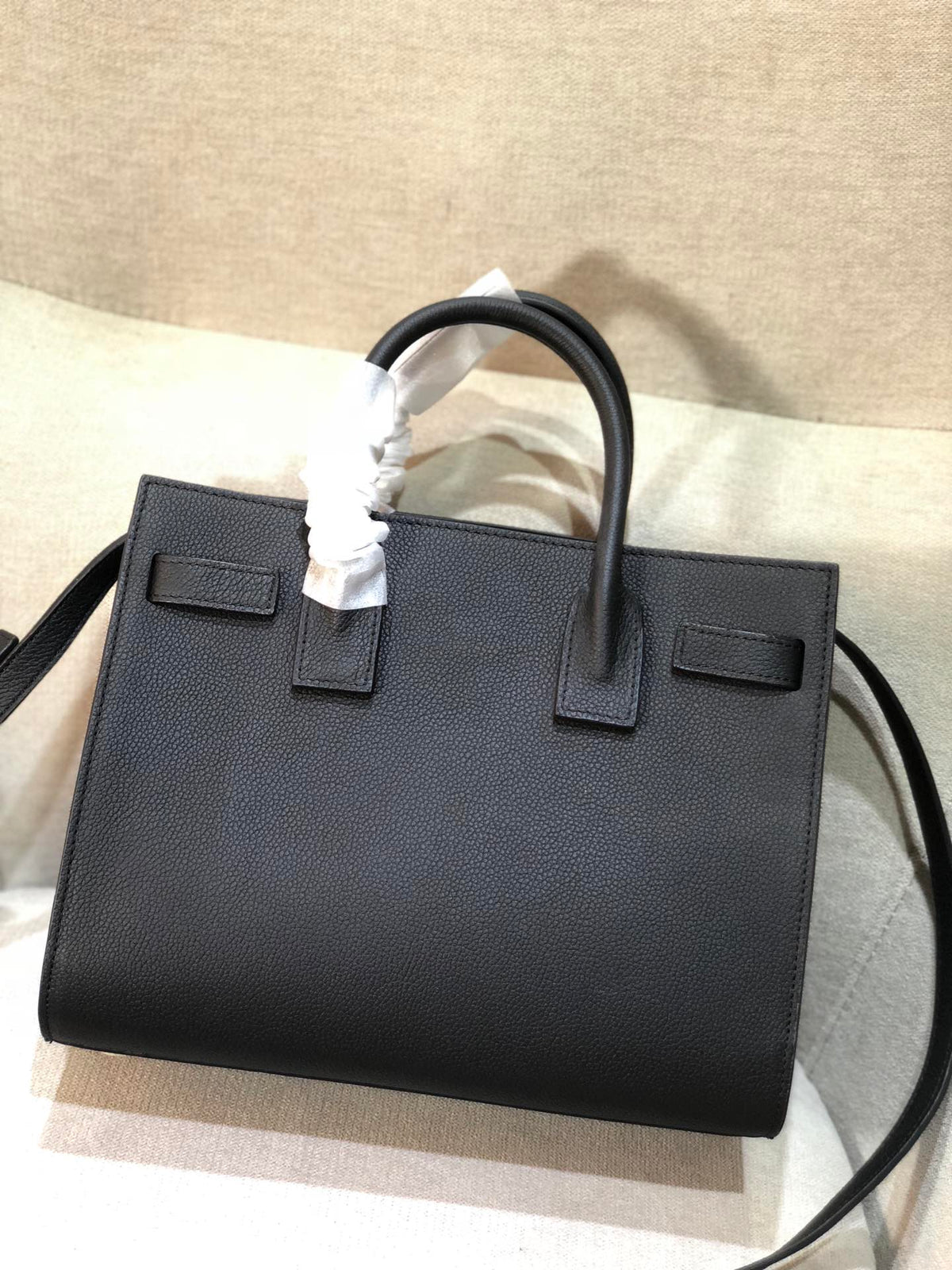 SAC DE 26 HANDBAG BLACK CALFSKIN