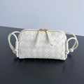 CONCERT POUCH 18 IN WHITE LAMBSKIN