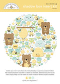 Doodlebug Design - Bee Happy Collection - bee happy shadow box kit