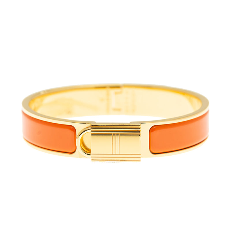 18K Clic Cadenas Orange Hermes Bracelet