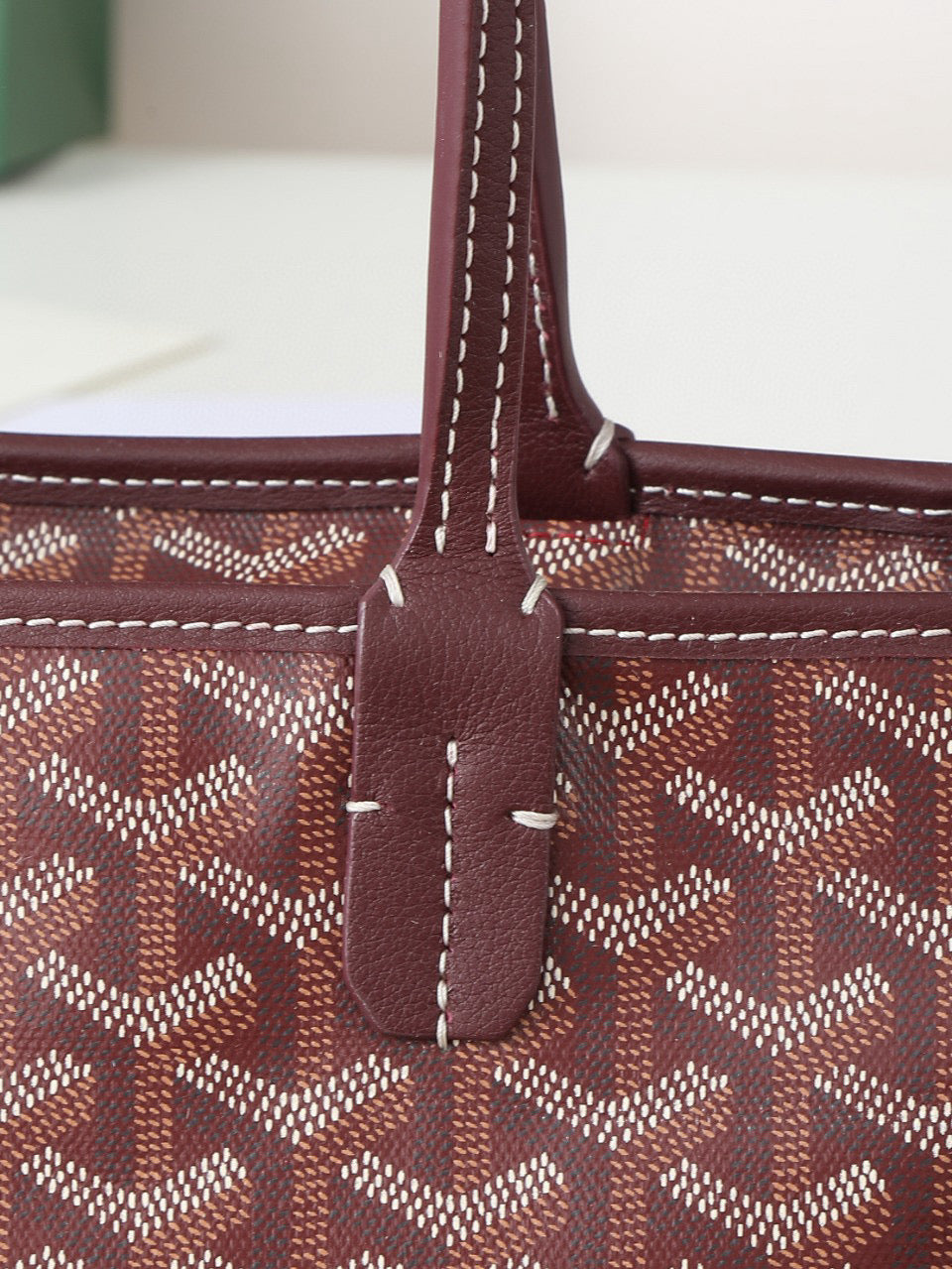 SAINT LOUIS MM 30CM BURGUNDY CANVAS