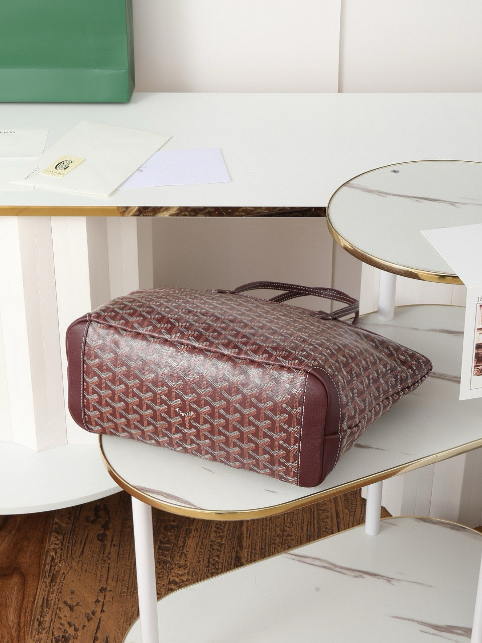 SAINT LOUIS MM 30CM BURGUNDY CANVAS