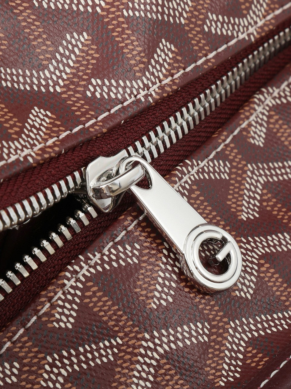 SAINT LOUIS MM 30CM BURGUNDY CANVAS