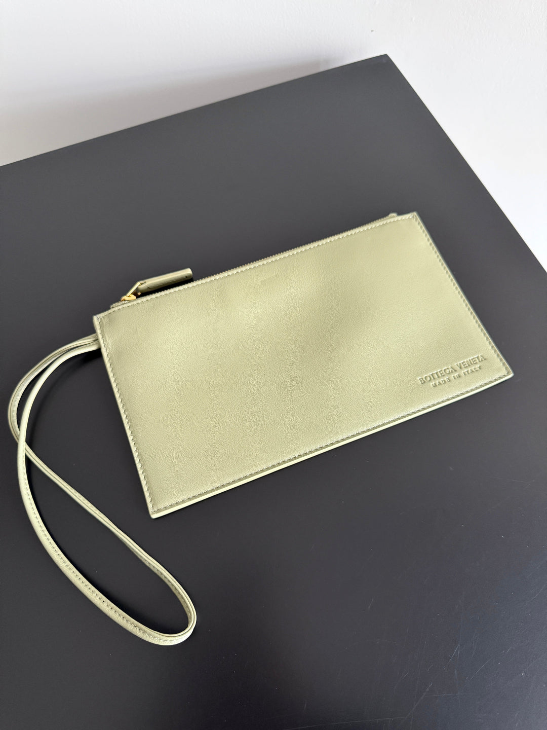 PINACOTECA REVERSIBLE TOTE BAG 43 IN MATCHA LAMBSKIN AND BROWN SUEDE