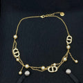 18K Petit Dior Pearl & Diamond Bracelet