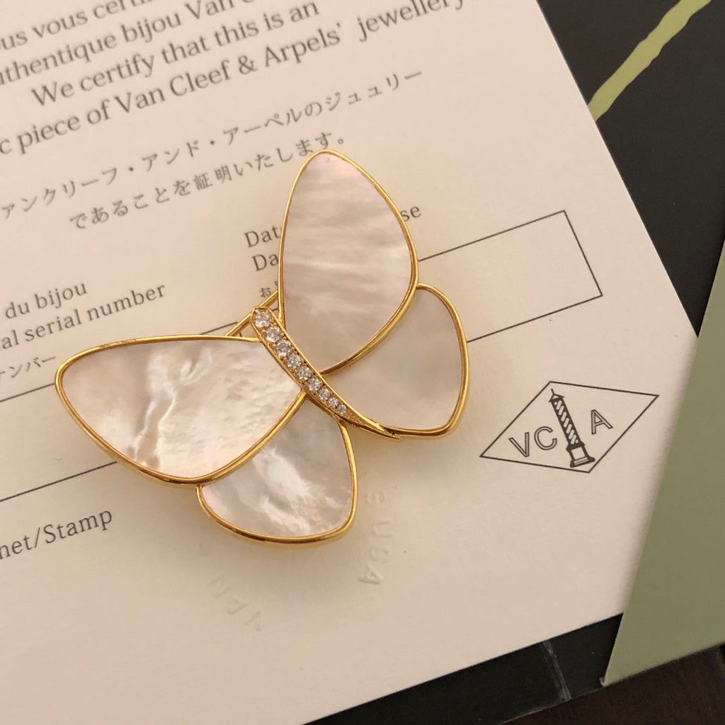 18K Butterfly Brooch