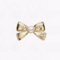 18K  Chanel Bow Tie Gold Brooch