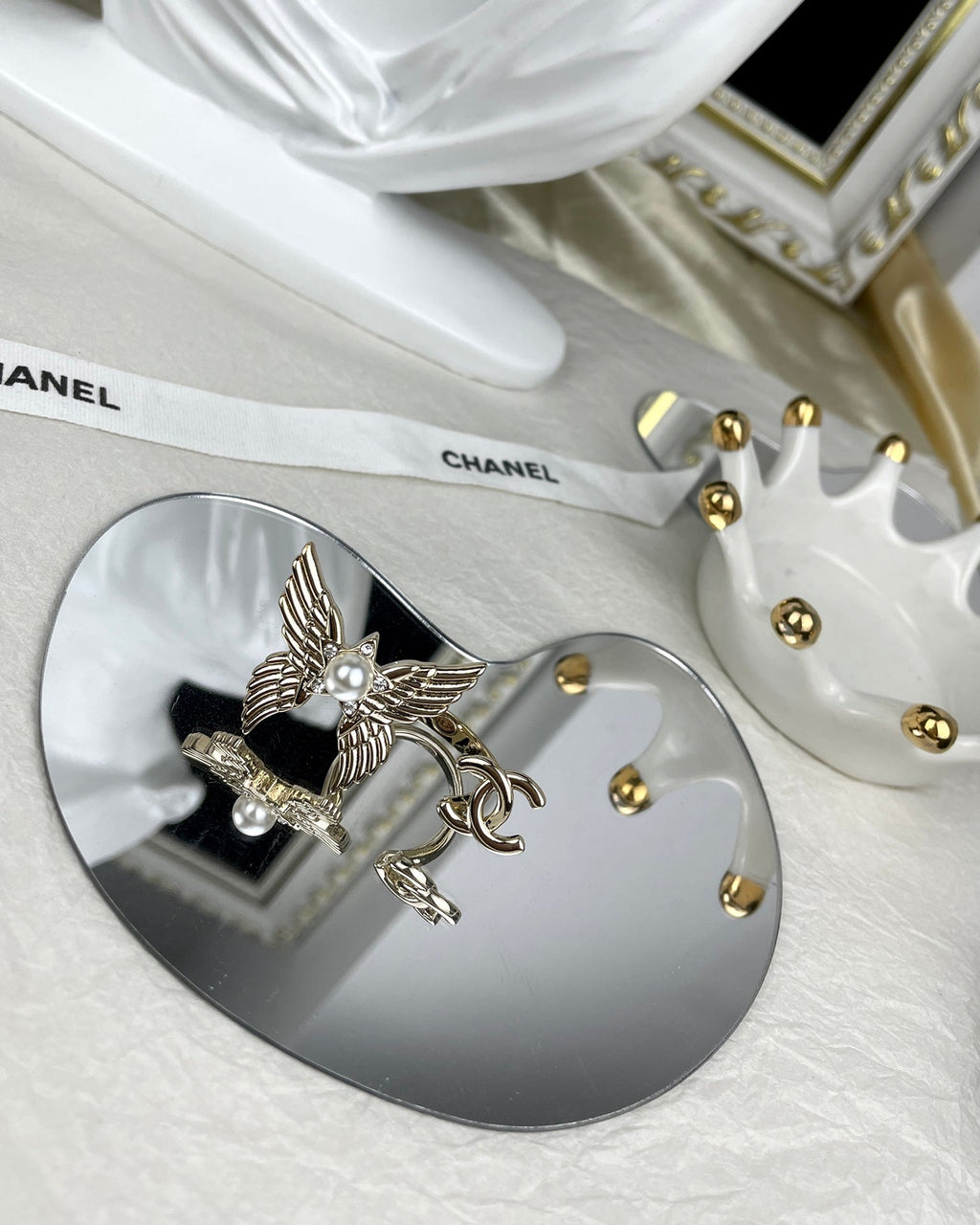 18K  Chanel Butterfly Open Ring