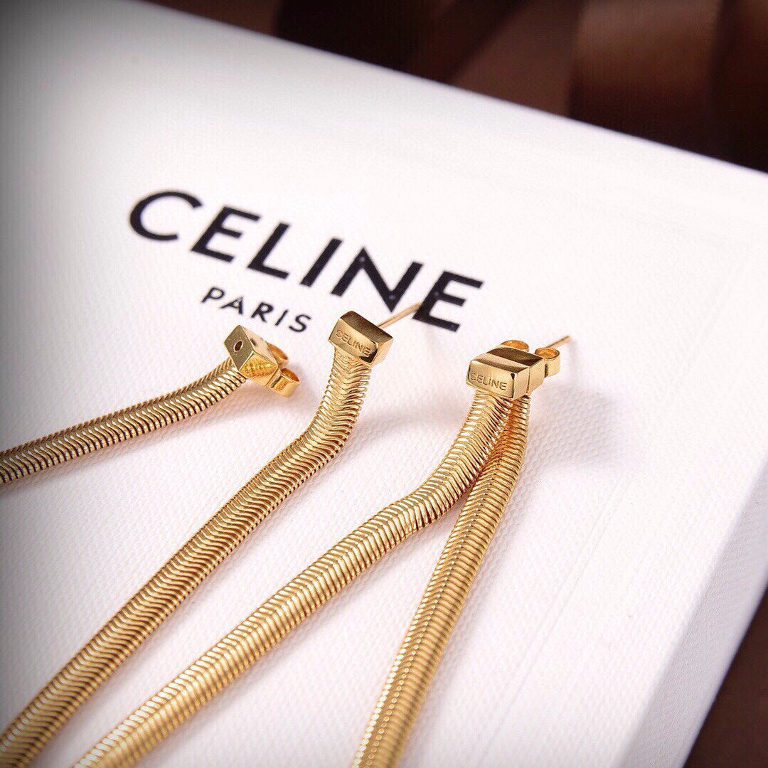 18K Celine Tassel Earrings