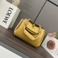 LOEWE 25S MEDIUM MADRID BAG 23 IN SAND YELLOW CALFSKIN GOLD HARDWARE