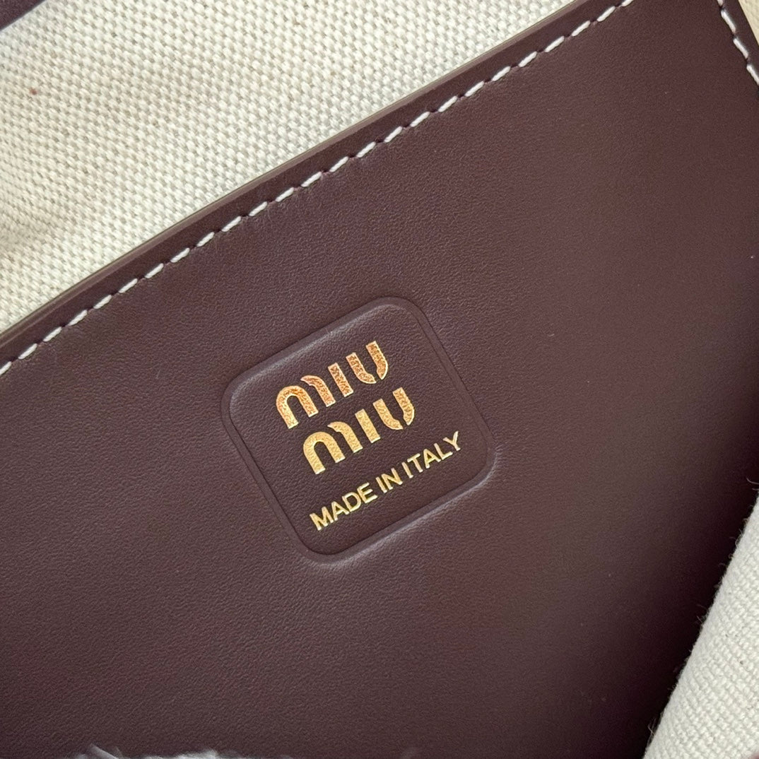 IVY SMALL TOTE BAG 24 IN BRIARWOOD BROWN CALFSKIN