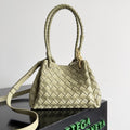 BV Small Parachute 21 Light Olive Lambskin Ghw
